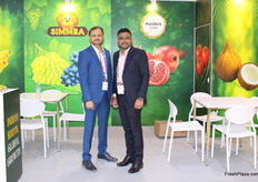 Laxman Savalkar and Girish Sarda of Magnus Farm Fresh, India, marked their 13th year at the expo, showcasing export-ready grapes, pomegranates, and bananas.