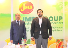 JMB Exporters’s Zhaeer Ahmad, CEO, Mutaib Ateeq and Muhammad Abdullah from Pakistan