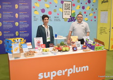 Mamta Roy and Ranendra Ojha of Indian fruit exporter Superplum. They deal in mangoes, pomegranates, and ginger.