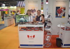 Beth Cavers and Abbey Nyberg of the BC Cherry Association, representing the growers from British Columbia. They promote these growers and fund research.
