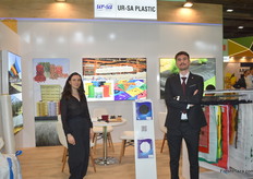 On the right is Alper Cankurtaran of Ur-Sa Plastic. They are in big packing and have a global presence, but their main market is in the Middle East.