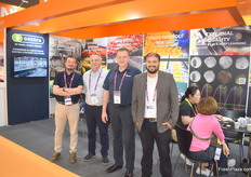 Second from the left is Dick van de Kop, on his right is Ronny van der Heiden. Greefa specializes in sorting and packaging solutions. They stated they mostly saw visitors from Australia, New Zealand, Egypt and South Africa come by.