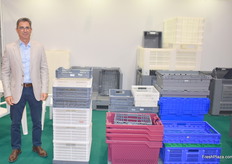 Helder Nico of Plastidom, a Portuguese plastic crate manufacturer. They export these crates to England, other European countries, Canada and South Africa.
