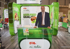 Dimitris Tzounopoulos, sales manager of A.C. Meliki, a Greek kiwi exporter.