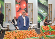 João Tomé of Portuguese exporter Freskus World. They export tomatoes, sweet potatoes and kiwis to European markets.