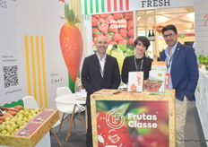 Sergio Constantino, Rita Pereira and Pedro Marques of Frutas Classe from Portugal.