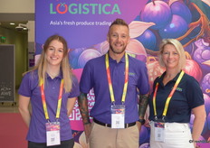 Holly Watt, Daniel Badger and Natalie King from Vitafresh Produce were visiting the show.