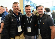 Johan le Roux (Six33 Produce), Jett and Trace Jackson, both Family Tree Farms