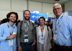 Steele Katzeff and Raffi Freeman (both from Izuba Energy, USA), Rachel Nield and Paul Duncan (both Zambezi Fresh, Zimbabwe)