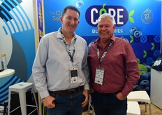Pierre Pieters of Core Fruit and WP van der Merwe of Arborlane Estates, Western Cape