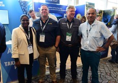Chanel Daniel-Swartland, Bernie Niehaus, Werner Bamberger and Elton Williams from Agrofresh