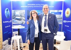 Orinda Gjergji (Unitec Italy) with Nour Abdrabbo (Unitec Chile)
