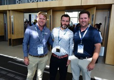 Deon Kirstein (Costa Zimbabwe), Nic Walton (Costa Australia) and Tom Gunther (Mountain Blue)