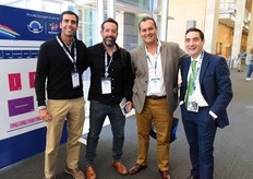 Luis Miguel Vargas (Proarándanos Peru), Miguel Bentin (Family Tree Farms Peru), Carlos Gereda (Bloom Fresh) and Rafael Larrea (Mafroda)