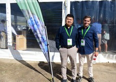 Jeffrey Fan, MD of Planasa China, with colleague Sebastian Gómez