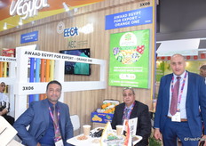 Islam Nimr, Ekrami Awaad and Gamal Hassan from Awaad Egypt for Export.
