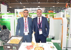 Wael Salah and Mahmoud Hegazy from Good Seed, Egyptian company exporting citrus and dates to the global market.