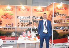 Mohamed Amine Boumaiza, export manager of Tunisian company Nouri Dates. The dates industry in Tunisia is recovering after a difficult season last year.