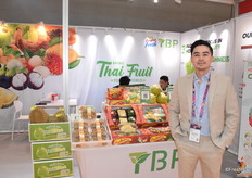 Peerapol Yolsupsiri, general manager of Thai Best Products. The company recently started exporting the US according to its manager.