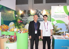 Chatchawal Telavanich (Joe), managing director of Chatchawal Orchid, from Thailand. He exports exotic fruits to various markets, and launched trials to export fruit-based shots and preparations.
