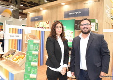 Mary Shakour and Shehab El Sayed from Egyptian company Wadi Food