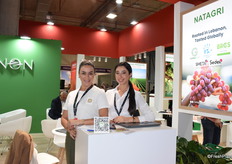Dima Abou Daya and Perla Abou Khater from the Lebanese company Natagri