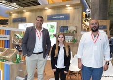Ahmed El Hadi and Youssef Aboulwafa from the Egyptian dates exporter Linah Farms.